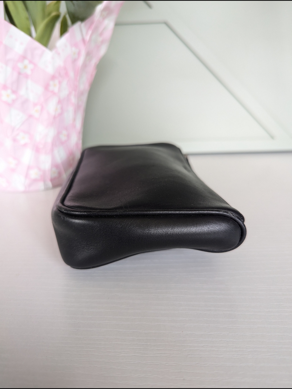 Vintage Coach LeatherChunky Case, also referred to as a cosmetic or makeup - Picture 7 of 11